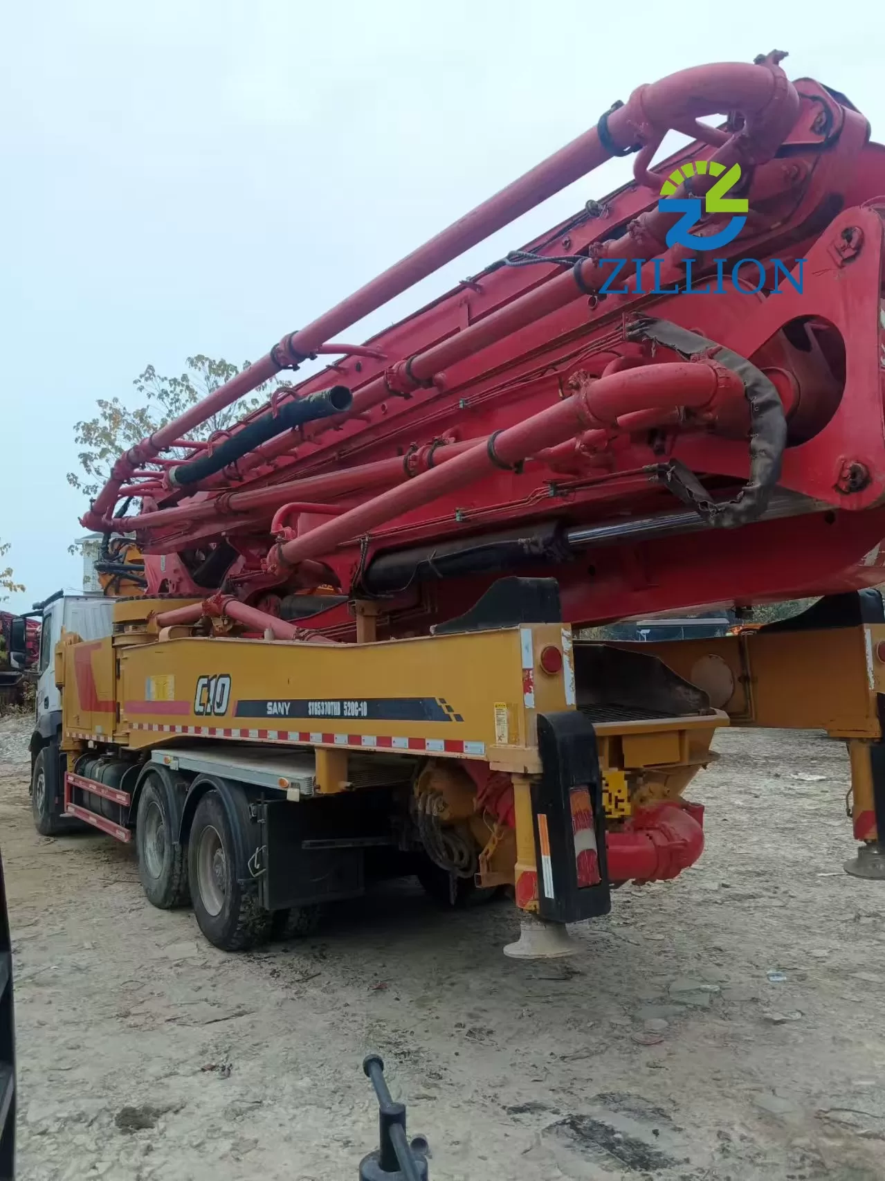 2020 SANY 52m Truck-Mounted Concrete Pump Truck with Mercedes-Benz Chassis