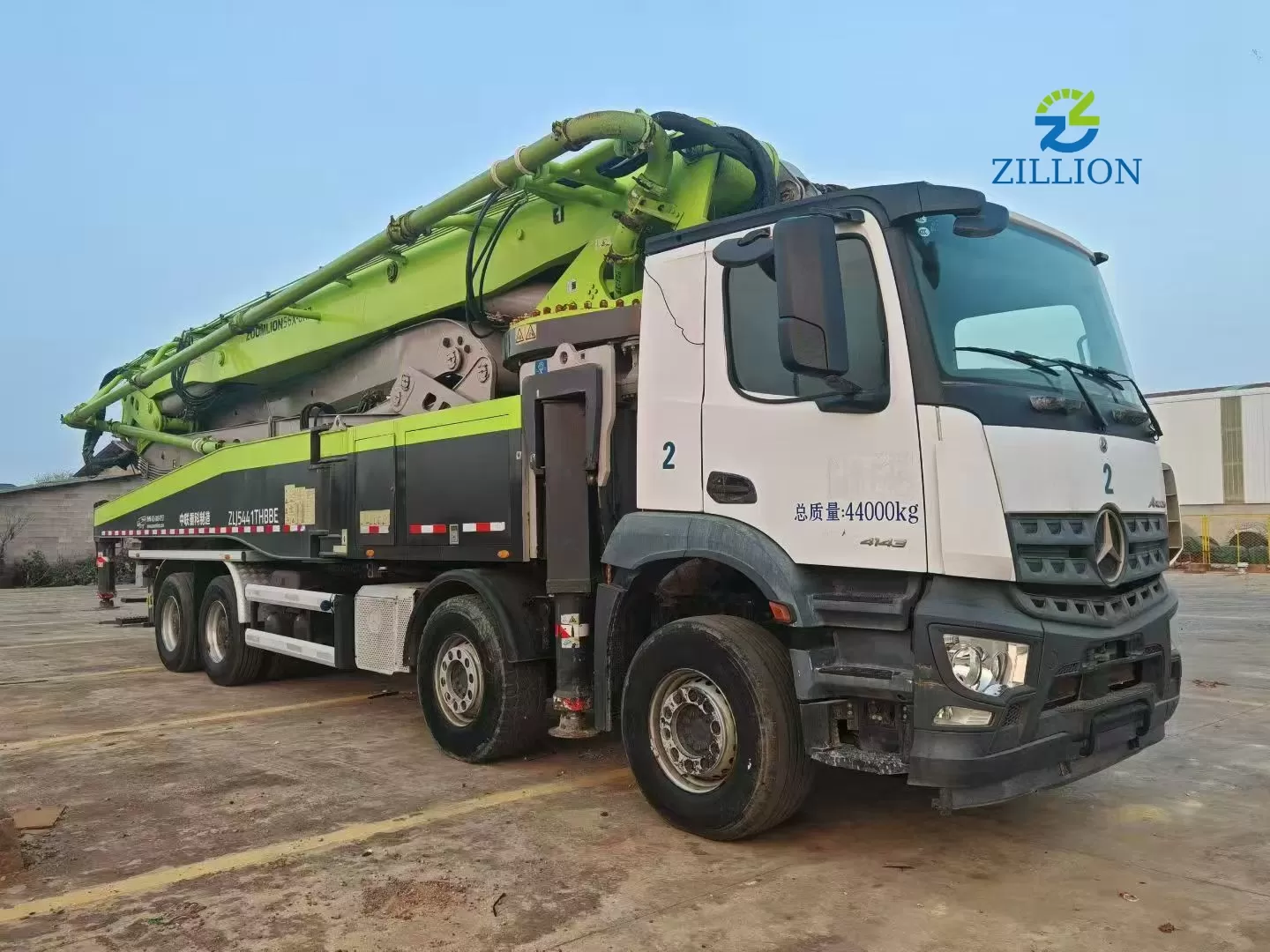 Used 2021 Zoomlion 56M Concrete Pump Truck – Mercedes-Benz Engineered Chassis